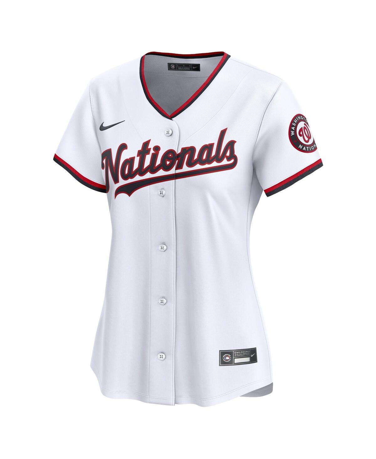 Nike Women's Cj AbramsWashington Nationals Home Limited Player Jersey - White