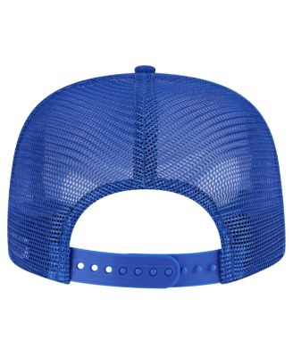 Men's Royal Golden State Warriors Seeing Diamonds A-Frame Trucker 9FIFTY Snapback Hat