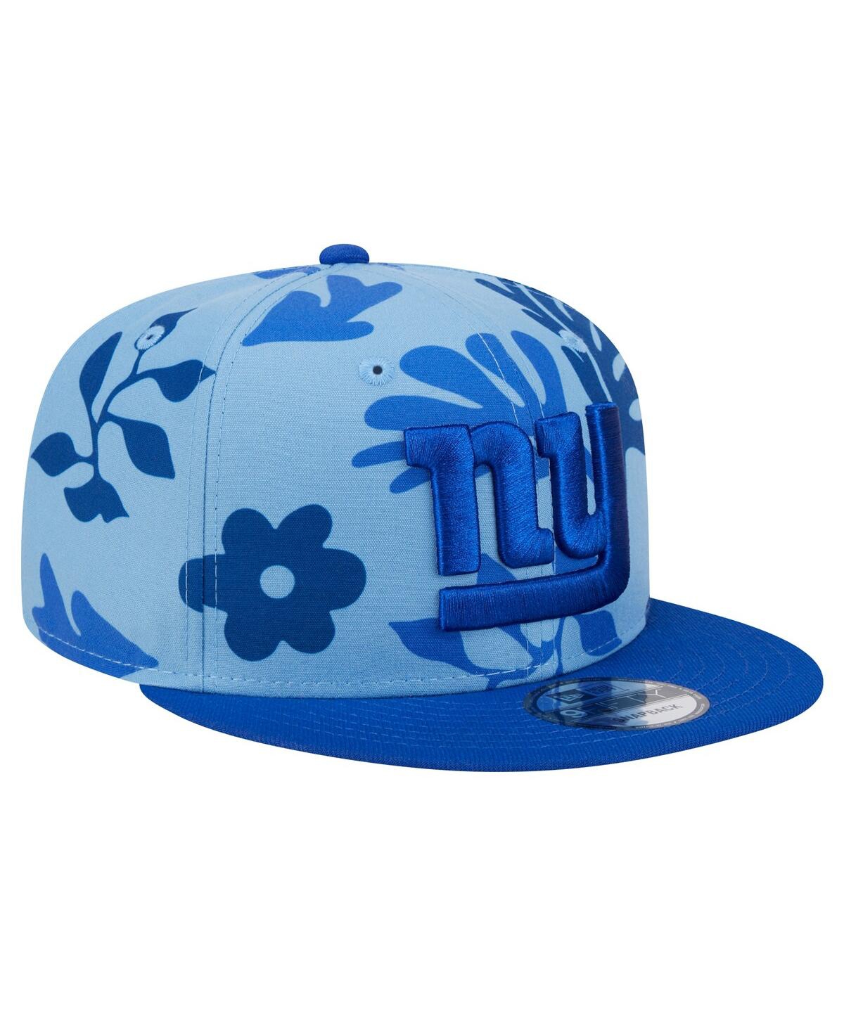 New Era Men'sNew York Giants Leafy 9FIFTY Snapback Hat - Light Blue