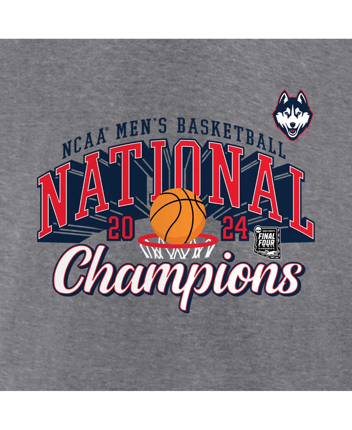 Fanatics Women'say UConn Huskies 2024 Ncaa Men's Basketball National Champions Specific V-Neck T-Shirt