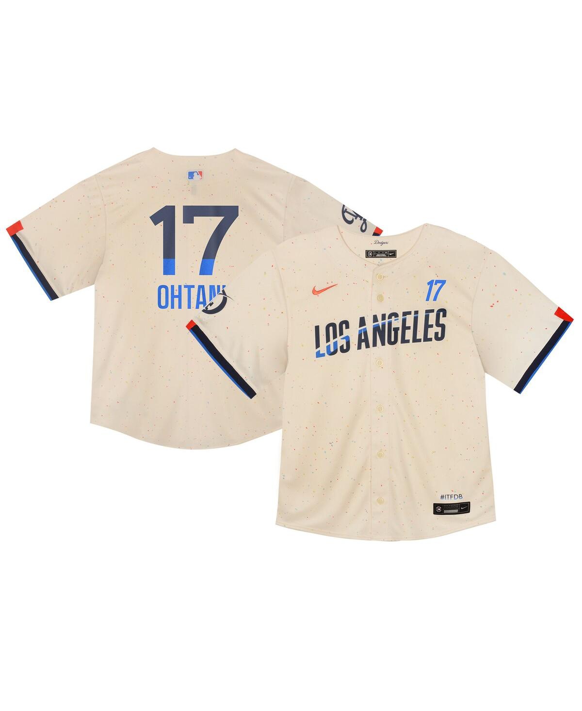 Nike Toddler Shohei OhtaniLos Angeles Dodgers 2024 City Connect Limited Player Jersey - Cream