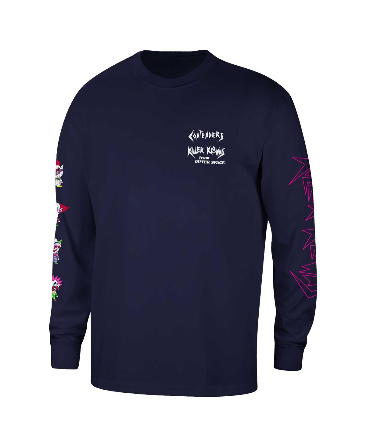 Contenders Clothing Men's and Women'sKiller Klowns from Outer Space Long Sleeve T-Shirt - Navy