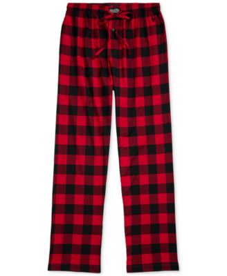 Men's Plaid Flannel Pajama Pants