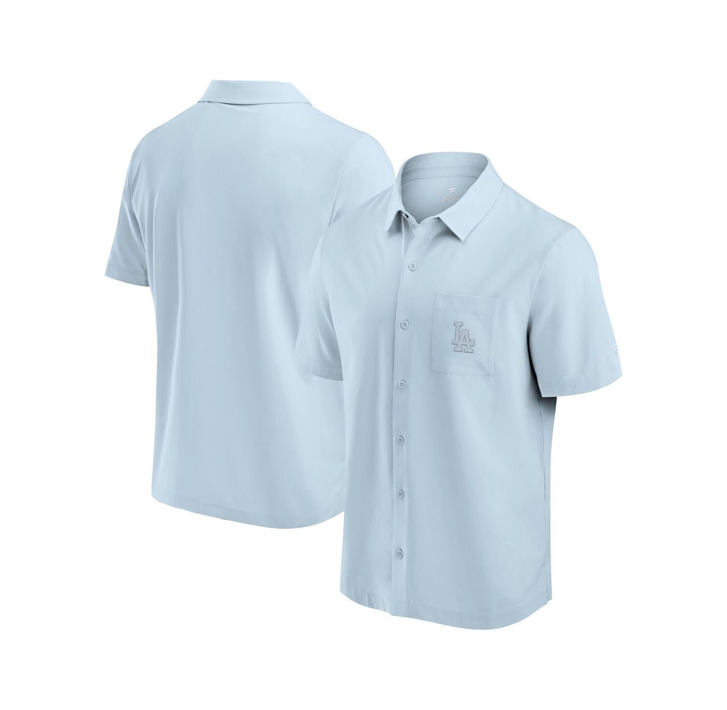 Men's Light Blue Los Angeles Dodgers Front Office Button-Up Shirt