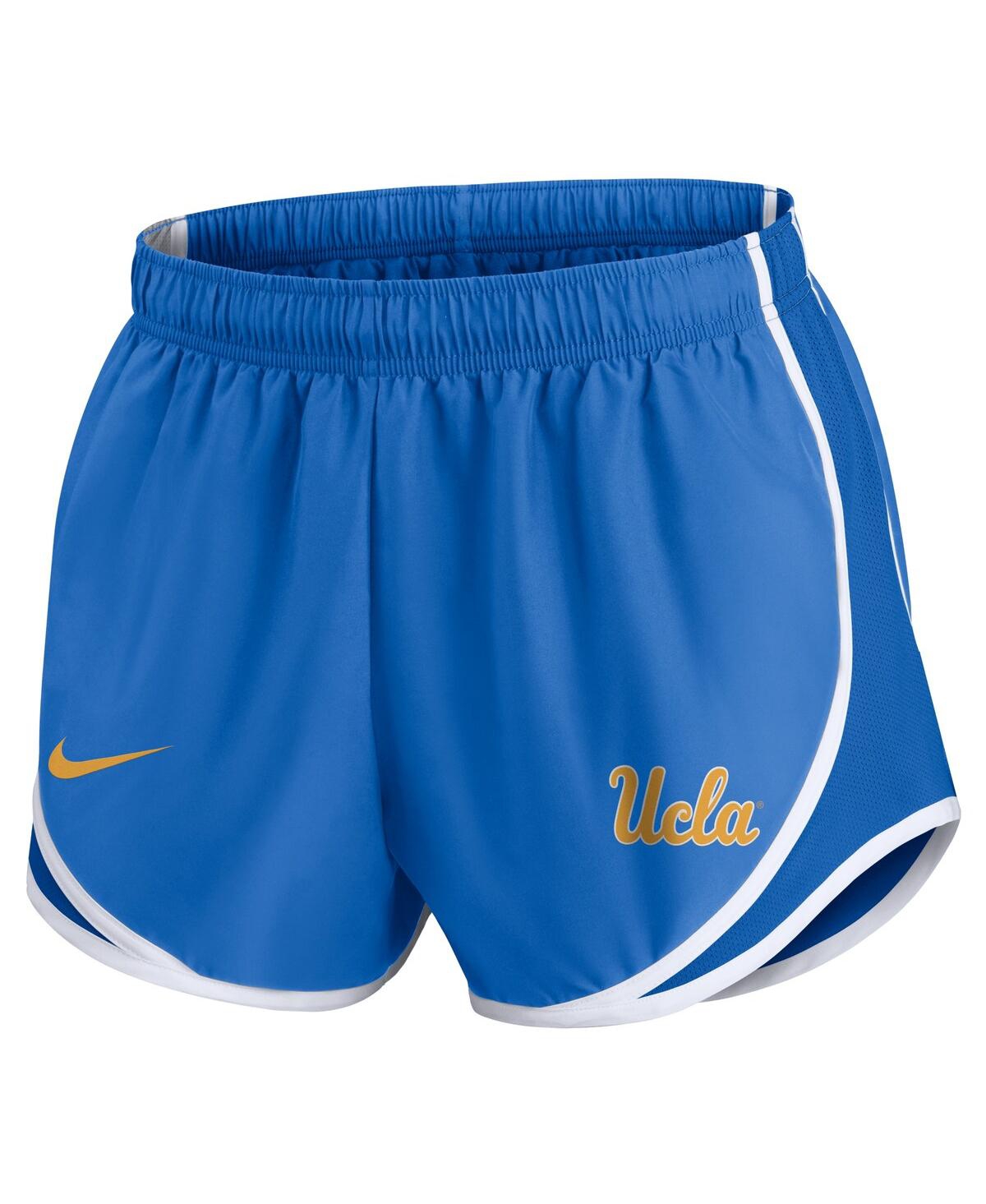 Nike Blue Ucla Bruins Team Tempo Performance Shorts In Blue,white