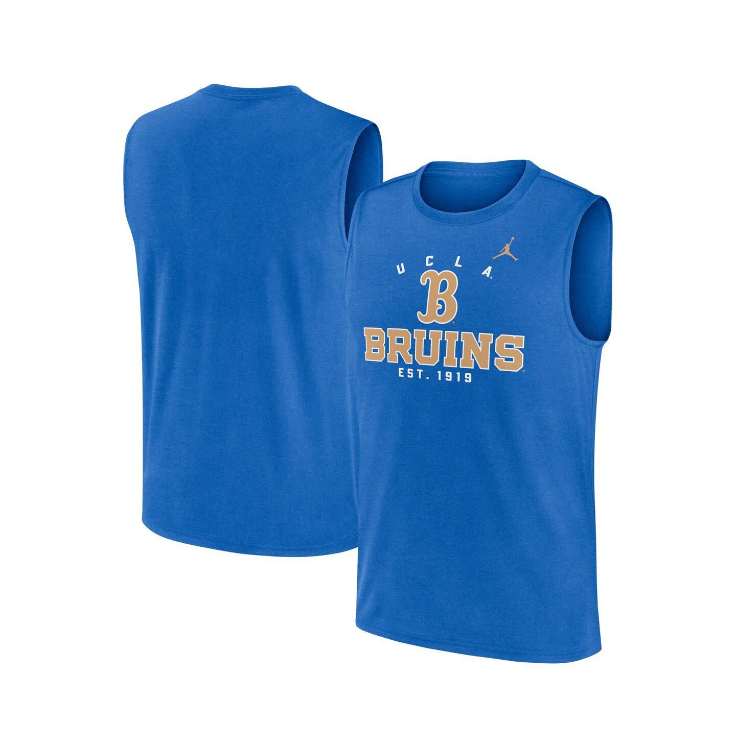 Мужской топ Jordan Blue Ucla Bruins Primetime Legend Lock Up Performance Muscle — фото 1