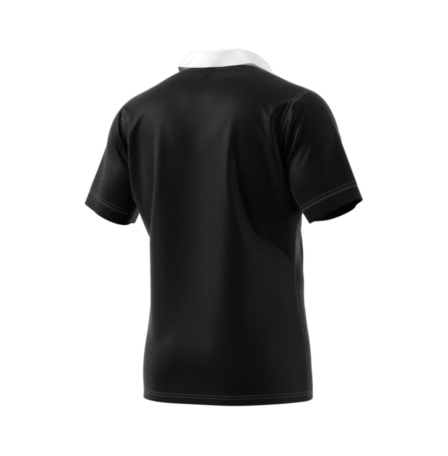 Мужской топ adidas Black New Zealand Rugby 2024/25 Home Replica Jersey — фото 4