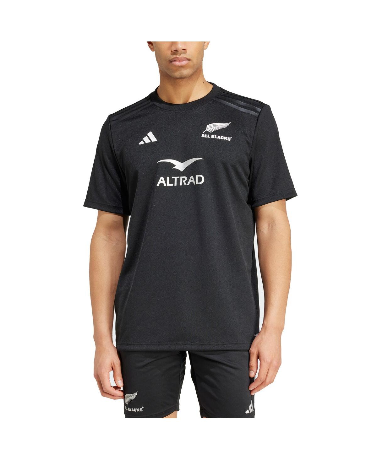 Adidas Men'sNew Zealand Rugby 2024/25 Aeroready T-Shirt - Black