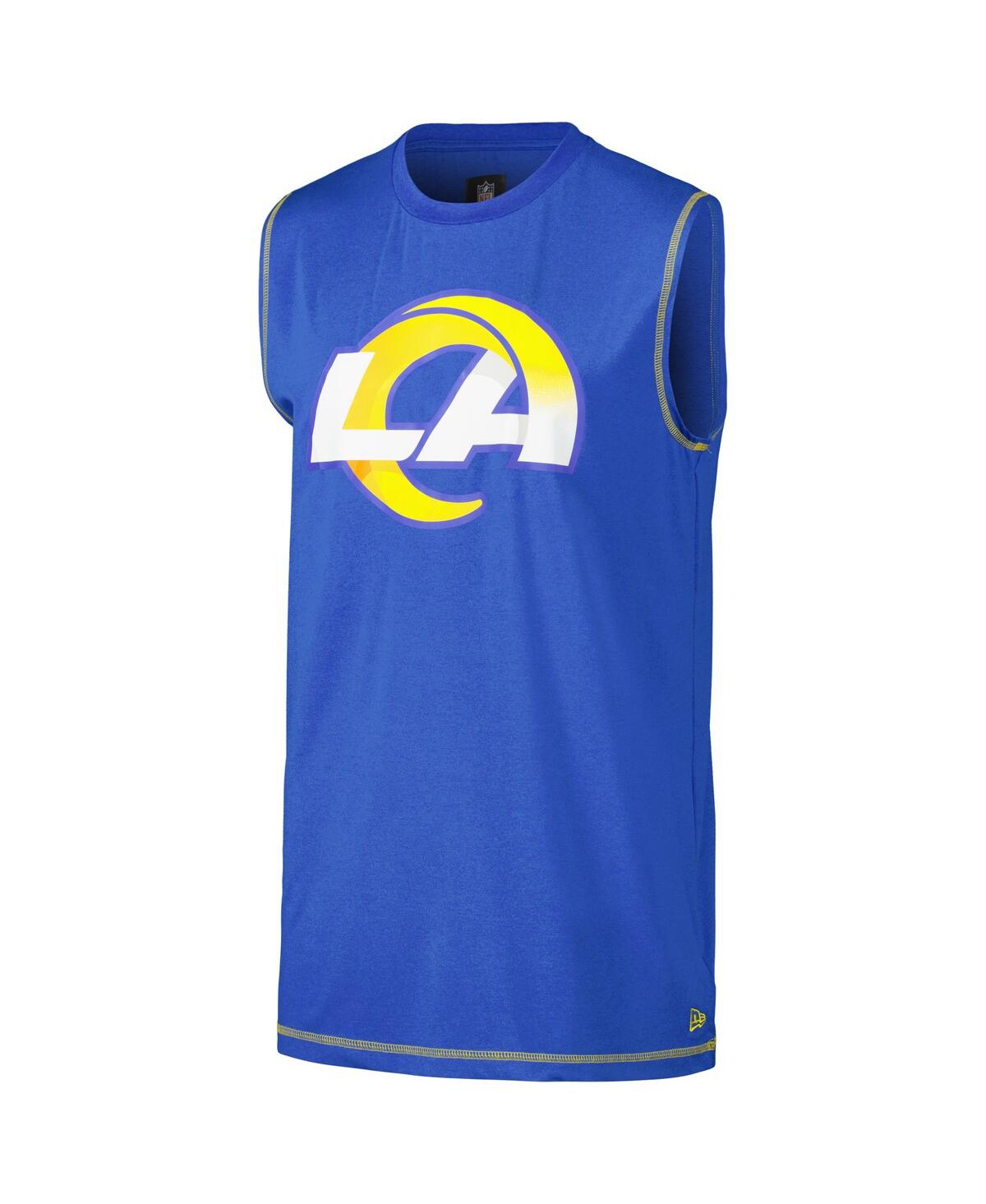 NEW ERA MEN'S ROYAL LOS ANGELES RAMS TANK TOP 