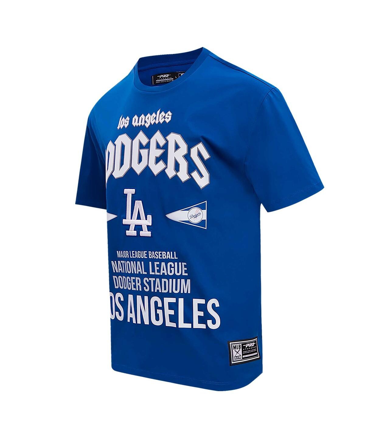 Pro Standard Men's Royal Los Angeles Dodgers Oversized City Tour T-shirt In Royal