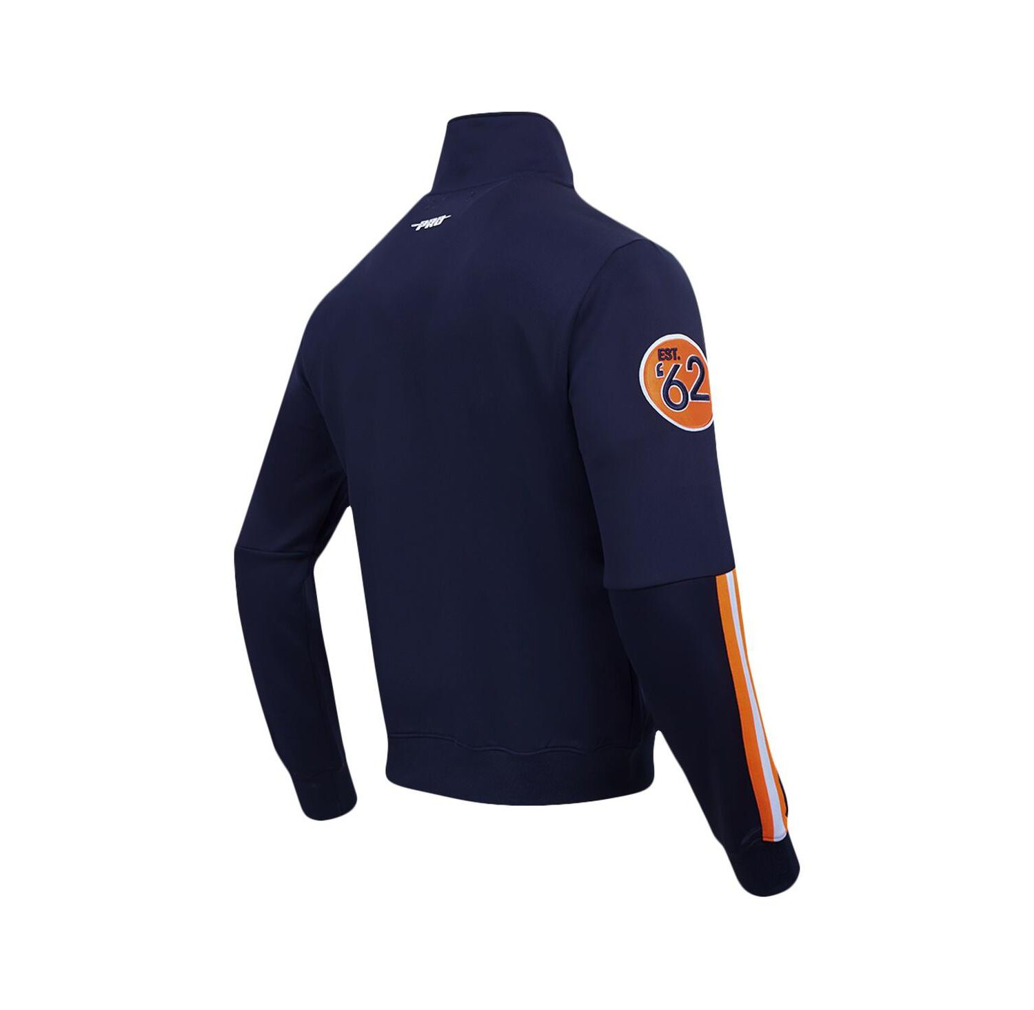 Men's Navy Houston Astros Fast Lane Full-Zip Track Jacket