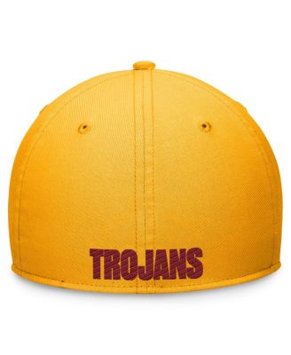 Men's and Women's Gold USC Trojans 2024 Sideline Rise Swoosh Flex Hat