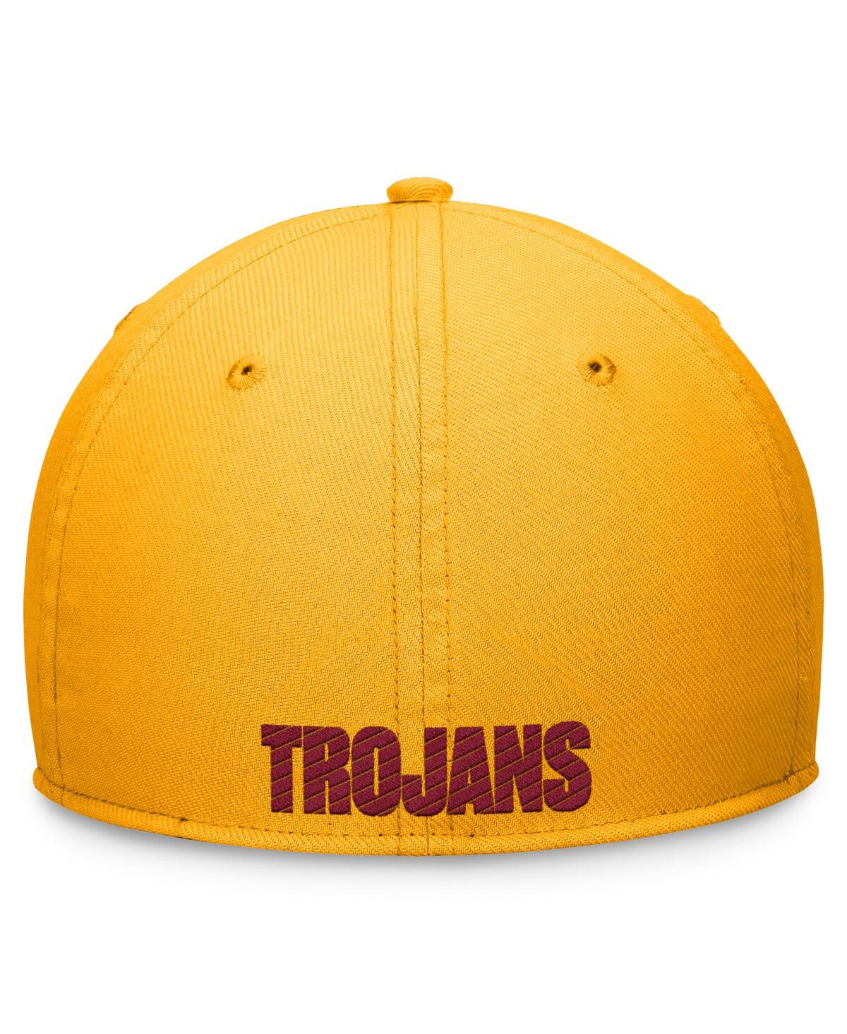 Nike Men's And Women's Gold Usc Trojans 2024 Sideline Rise Swoosh Flex Hat In Gold