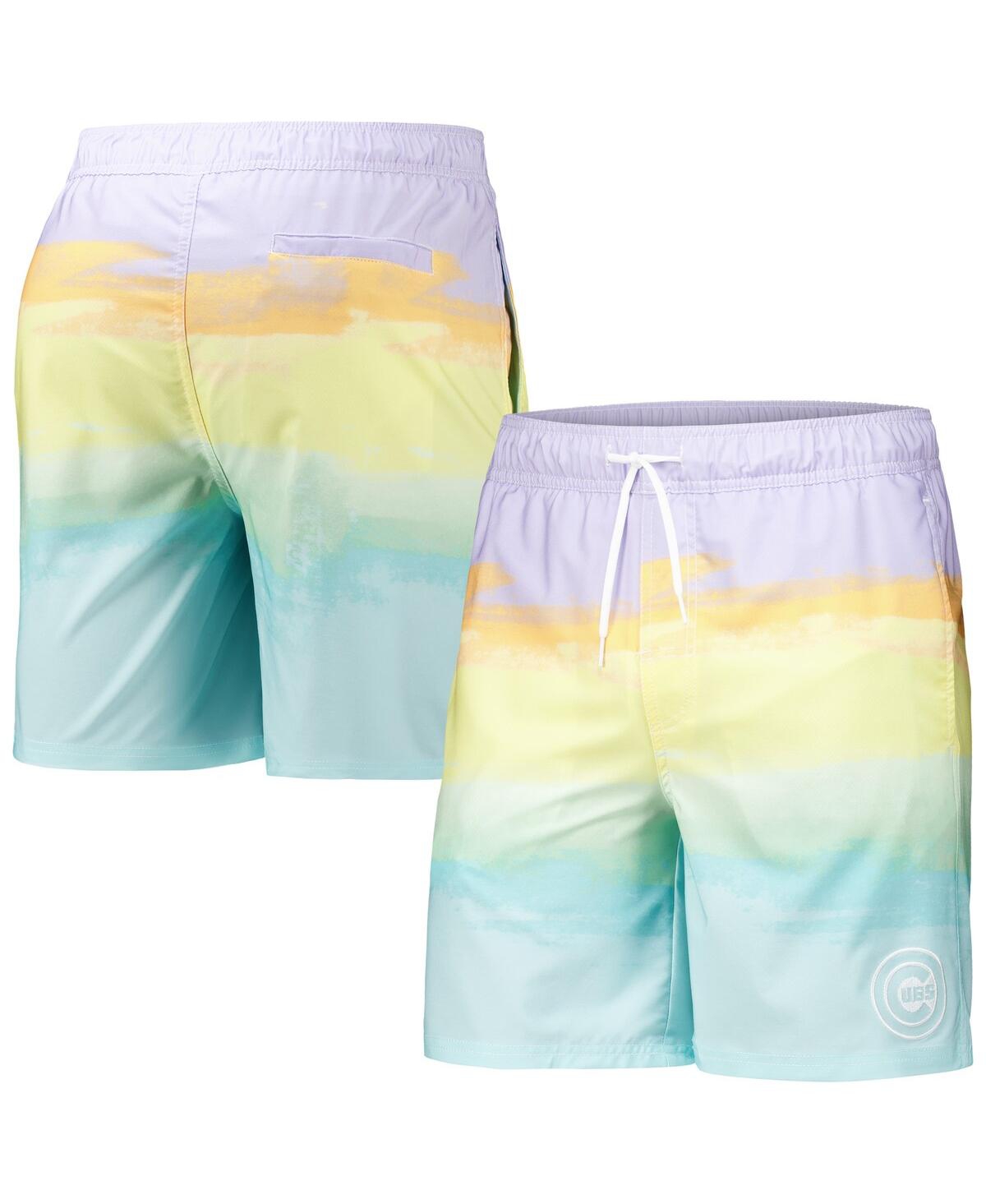 Shop G-iii Sports By Carl Banks Men's Chicago Cubs Perfect Game Volley Board Shorts In Multi