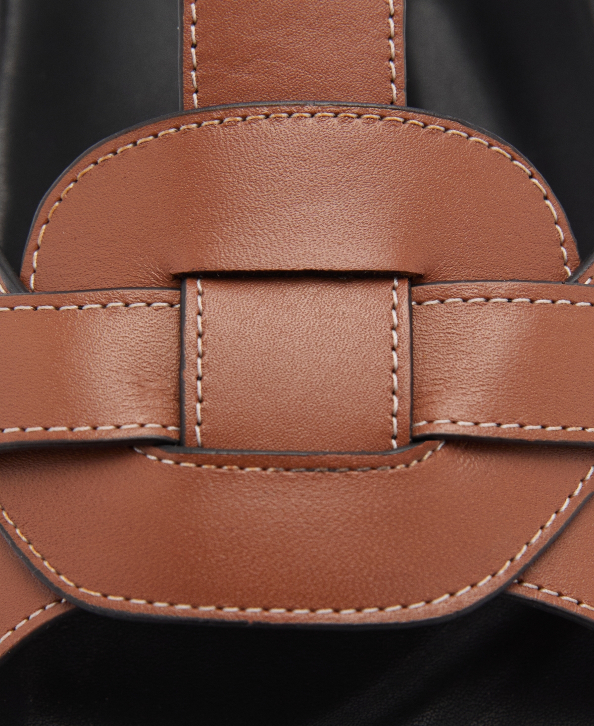 Mango Women'sStraps Sandals - Leather