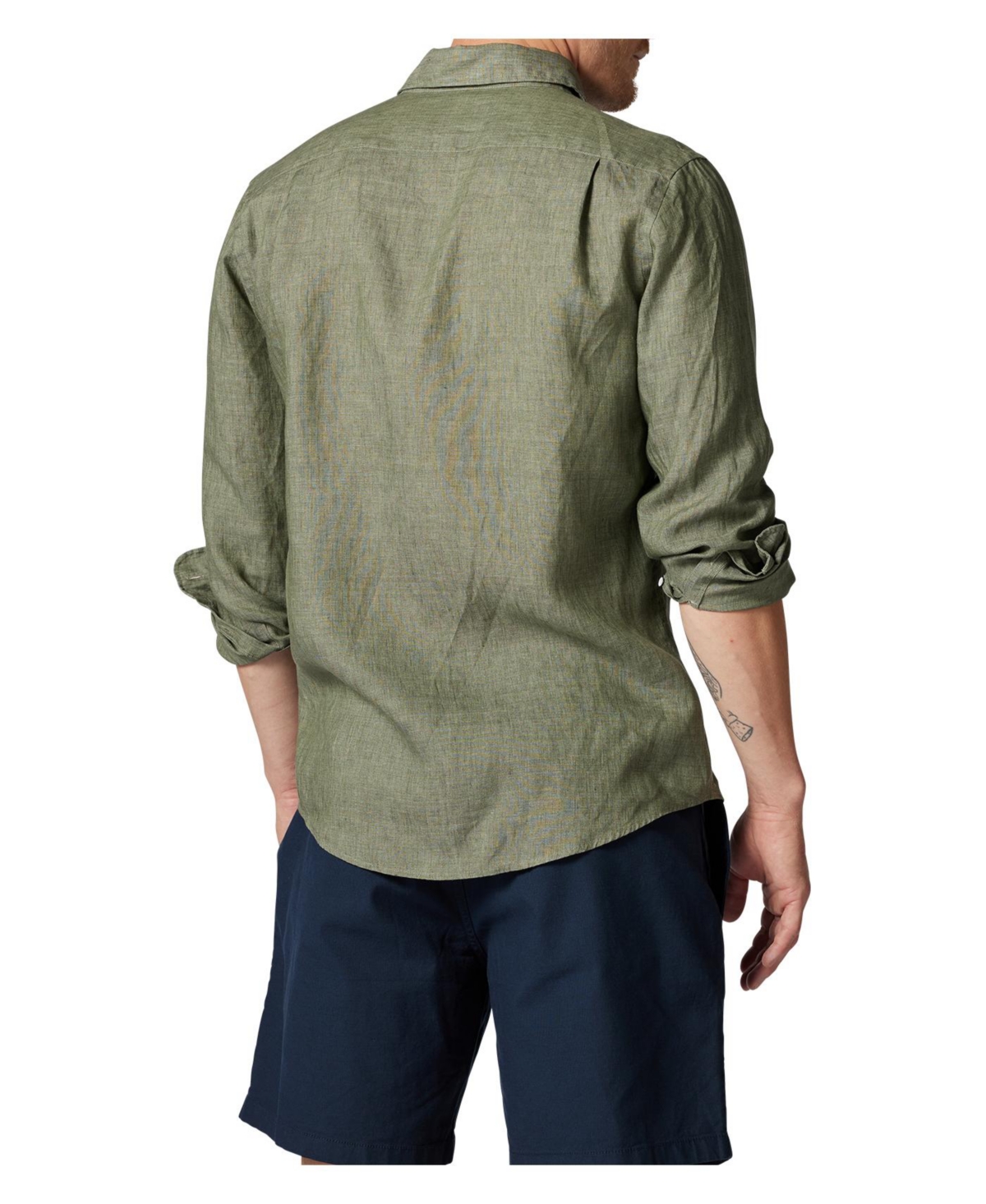 Rodd & Gunn Coromandel Button-up Linen Shirt In Green