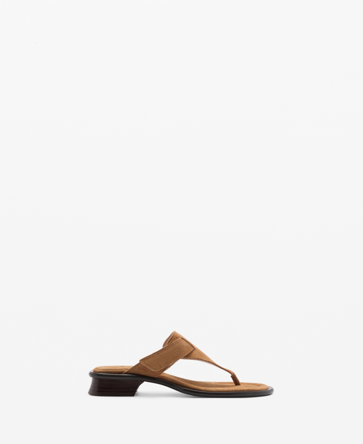 Mango Women's StructuredSandals - Leather