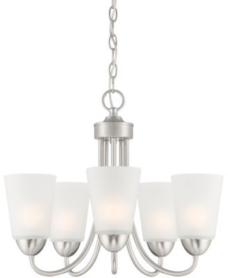 Malone 20" Metal 5 Light Chandelier