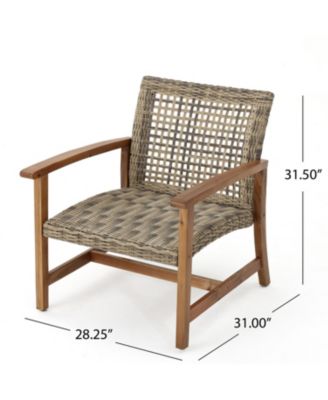 Streamdale Hampton Wicker Club Chair Antique Style, Modern Comfort