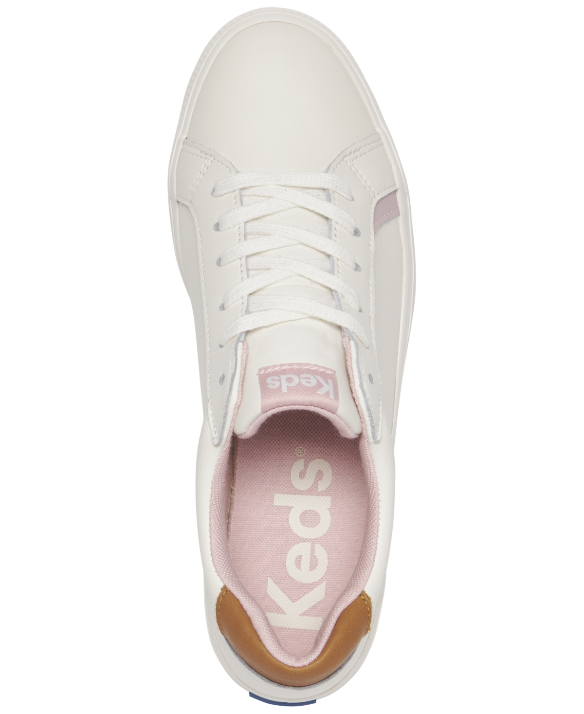 Keds Women's Pursuit Leather Lace-Up Casual Sneakers from Finish Line