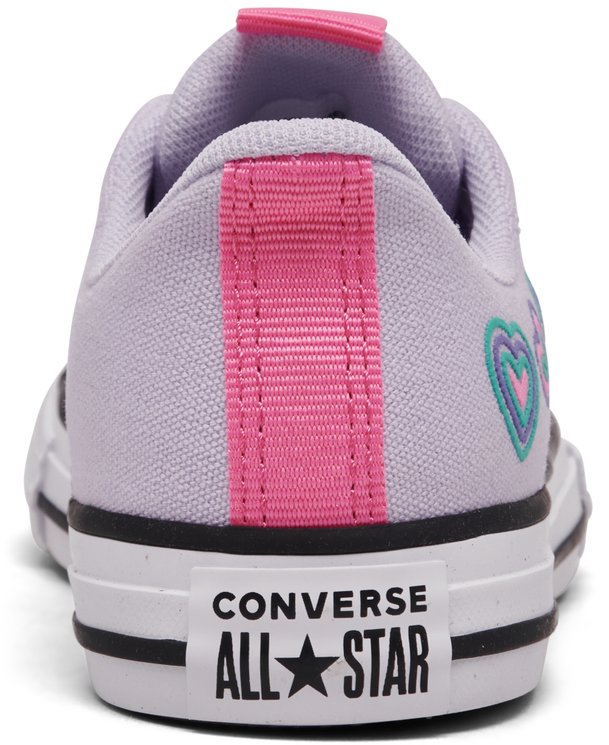 Converse Little Girls Chuck Taylor All Star Happy Hearts Low Top Casual Sneakers from Finish Line