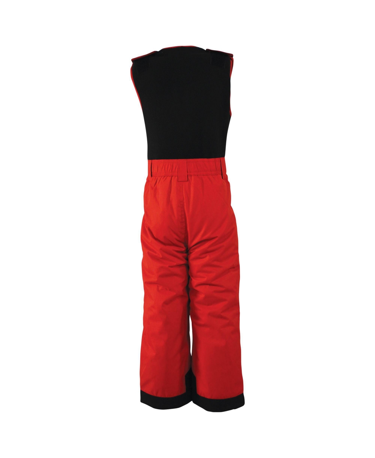Hudson Baby Toddler Boys Unisex Snow Bib Overalls with Fleece Top,- Red