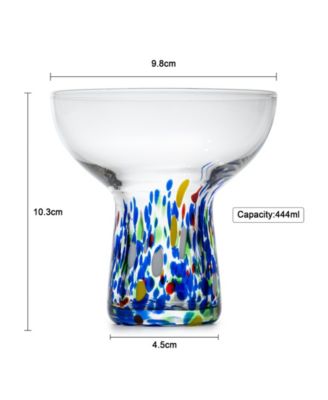 Stemless Margarita Glasses Set of 4