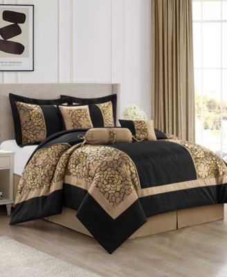 Sibyl Jacquard 7-Pc. Comforter Set, King