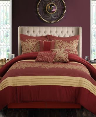 Margret 7 Piece Comforter Set, Queen