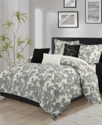 Maybole Floral 7-Pc. Comforter Set, Queen