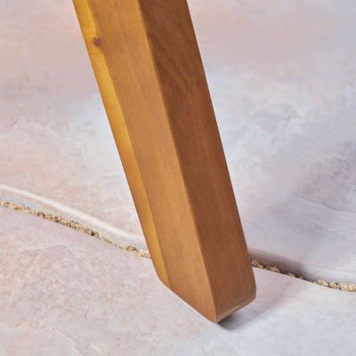 Streamdale Acacia Wood Outdoor Bistro Table With X-Base