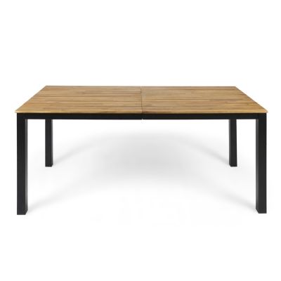 Streamdale Lisa 70" Acacia Wood Slatted Outdoor Dining Table