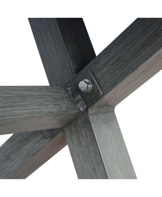 Modern Aluminum Outdoor Dining Bench