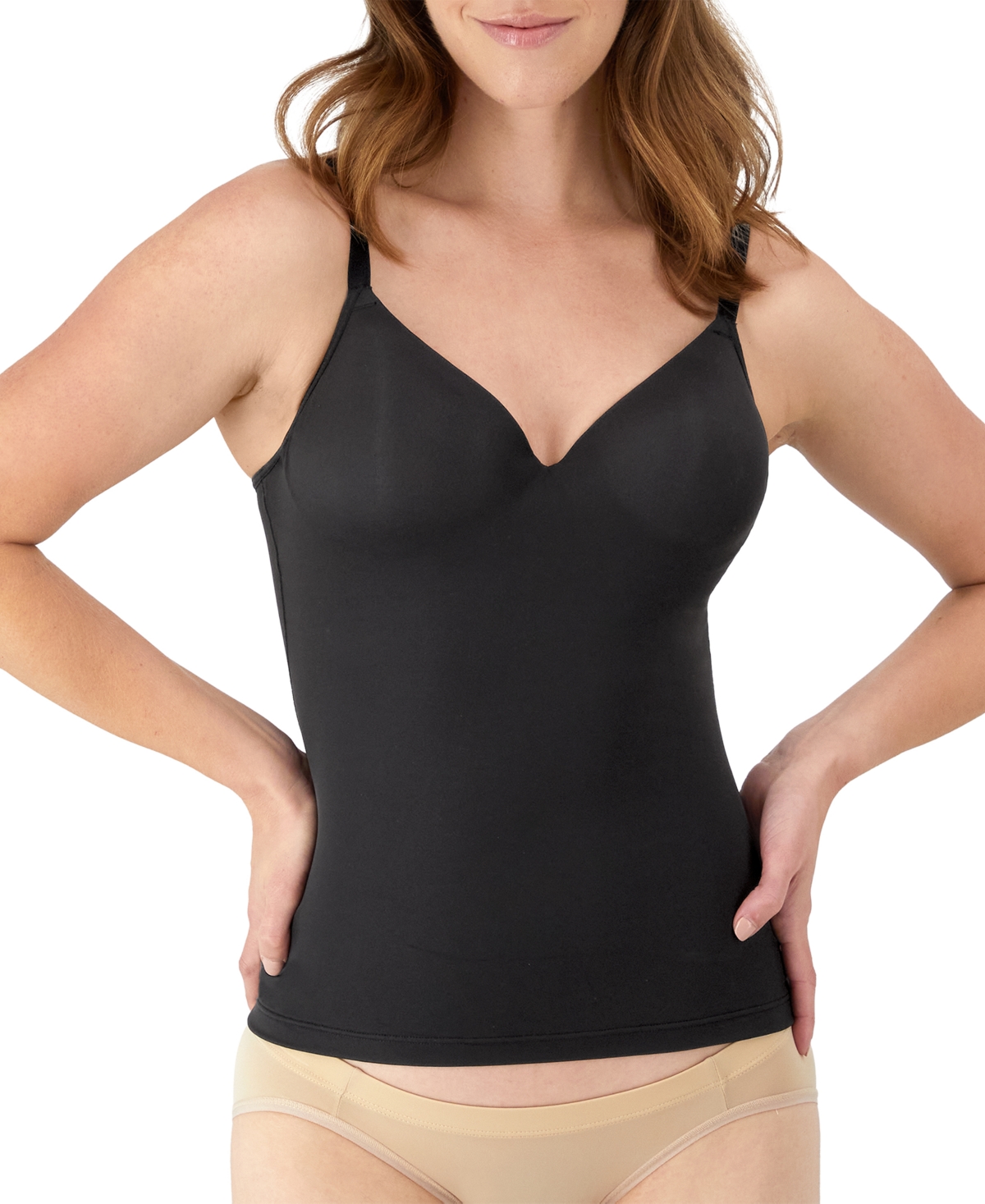 Women's Firm Control Tummy-Shaping Foam Camisole DMS130 - 100/White