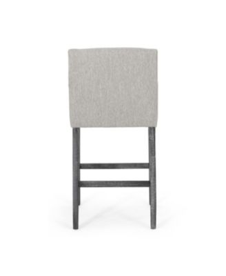 Contemporary Upholstered Counter Stools With Armrests (30.5" Height)