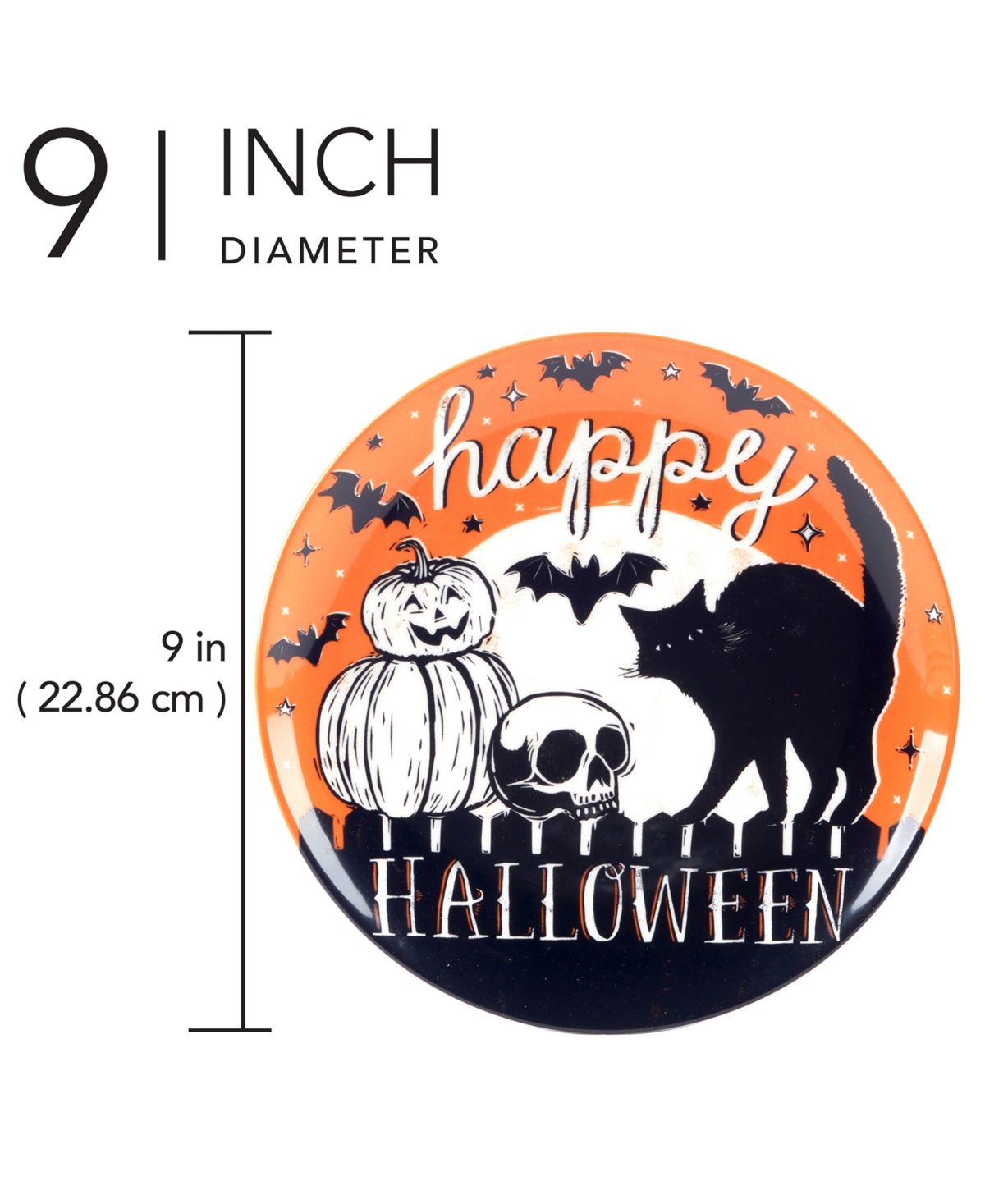 Certified International Hocus Pocus Salad Plates, Set Of 4 In Micscellan