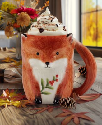 Woodland Critters 3-D Mugs, Set of 4