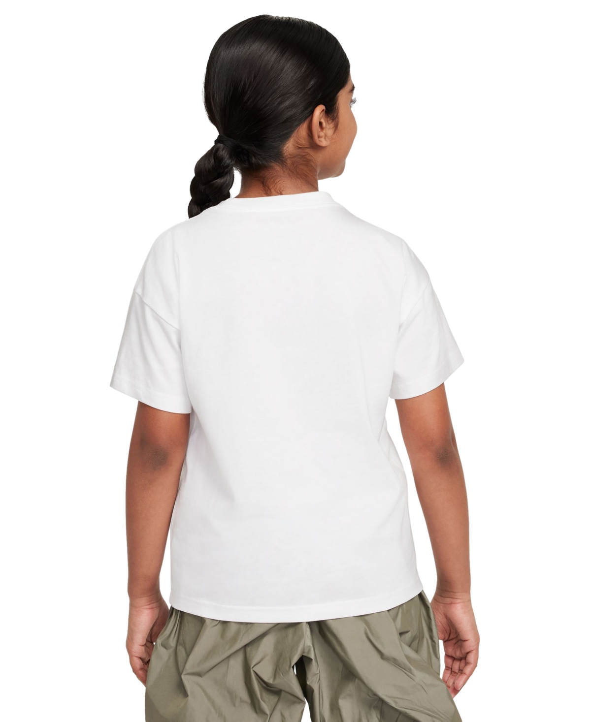 Nike Big Girls Sportswear Cotton Logo Graphic T-Shirt