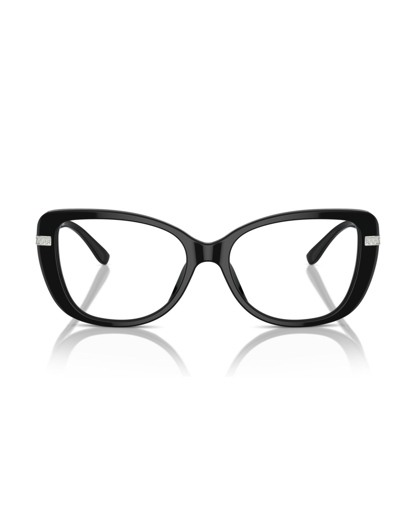Женские очки Michael Kors Woman Cat Eye Plastic MK4125BU Formentera Eyeglasses, цвет: Чёрный — фото 6