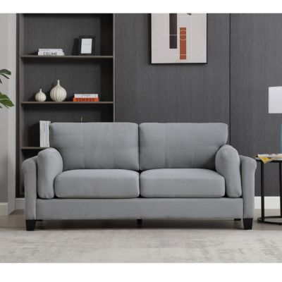 79" Modern Sofa with Built-in USB & Type-C Ports