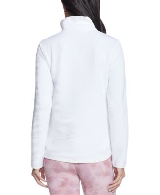 売れ筋商品|||スケッチャーズ カットソー トップス レディース Sketchers Women's Ottoman-Rib Quarter-Zip Top White Skechers Sketchers Women's Ottoman-Rib Quarter-Zip Top - Macy's
