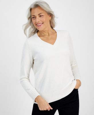 Style Co Women s Chenille V Neck Sweater Created for Macy s Macy s