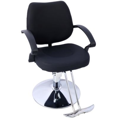 Streamdale Heavy-Duty Salon Chair with Hydraulic Pump and Barber Cape