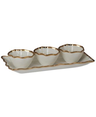 Regency 4 Pc. Tray and Condiment Bowls