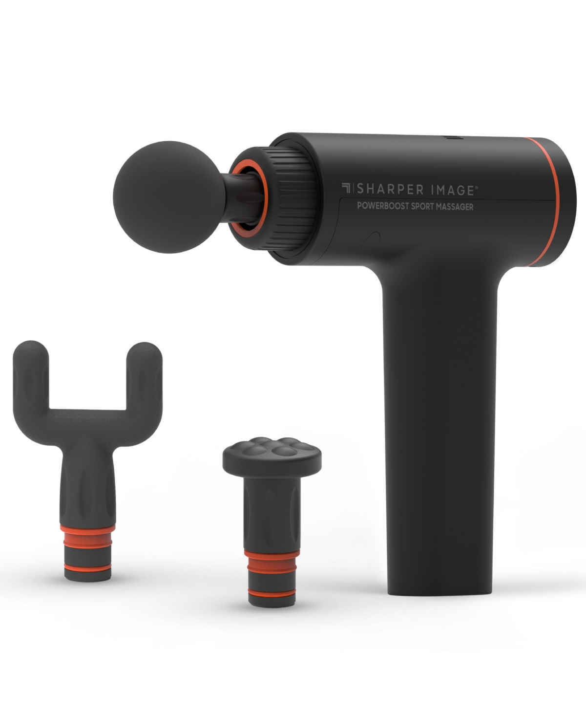 Sharper Image Powerboost Sport Percussion Massager In Grey