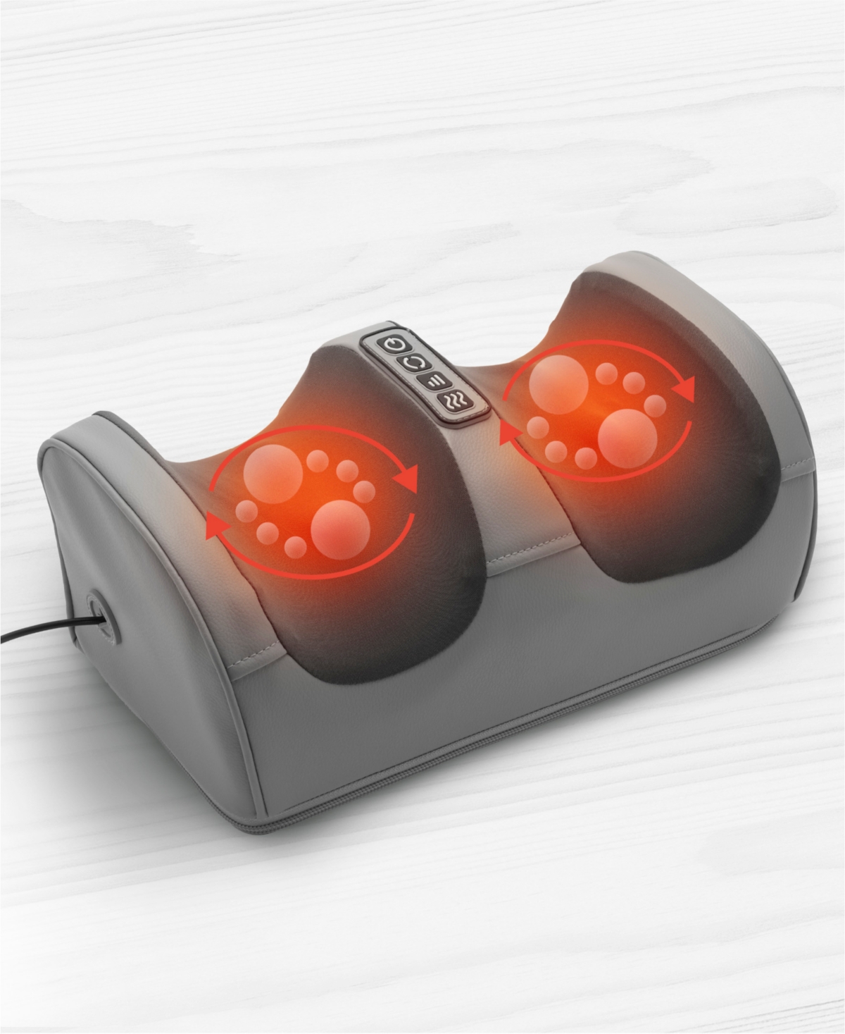 Sharper Image Kneading Foot Massager In Grey