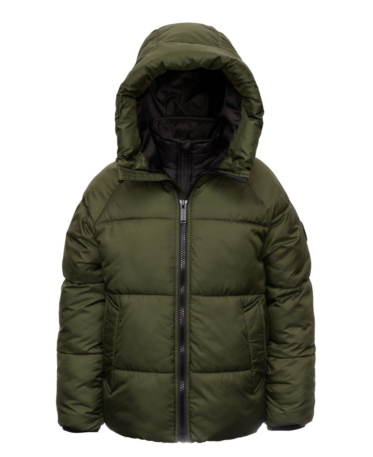 Куртка Michael Kors Puffer with Bib для мальчиков, цвет: Каштановый — фото 6