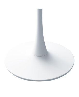 Modern Hexagonal Coffee Table with Marble Top and Metal Base