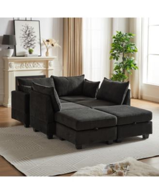  Flexible Modular Sectional Sofa with Storage