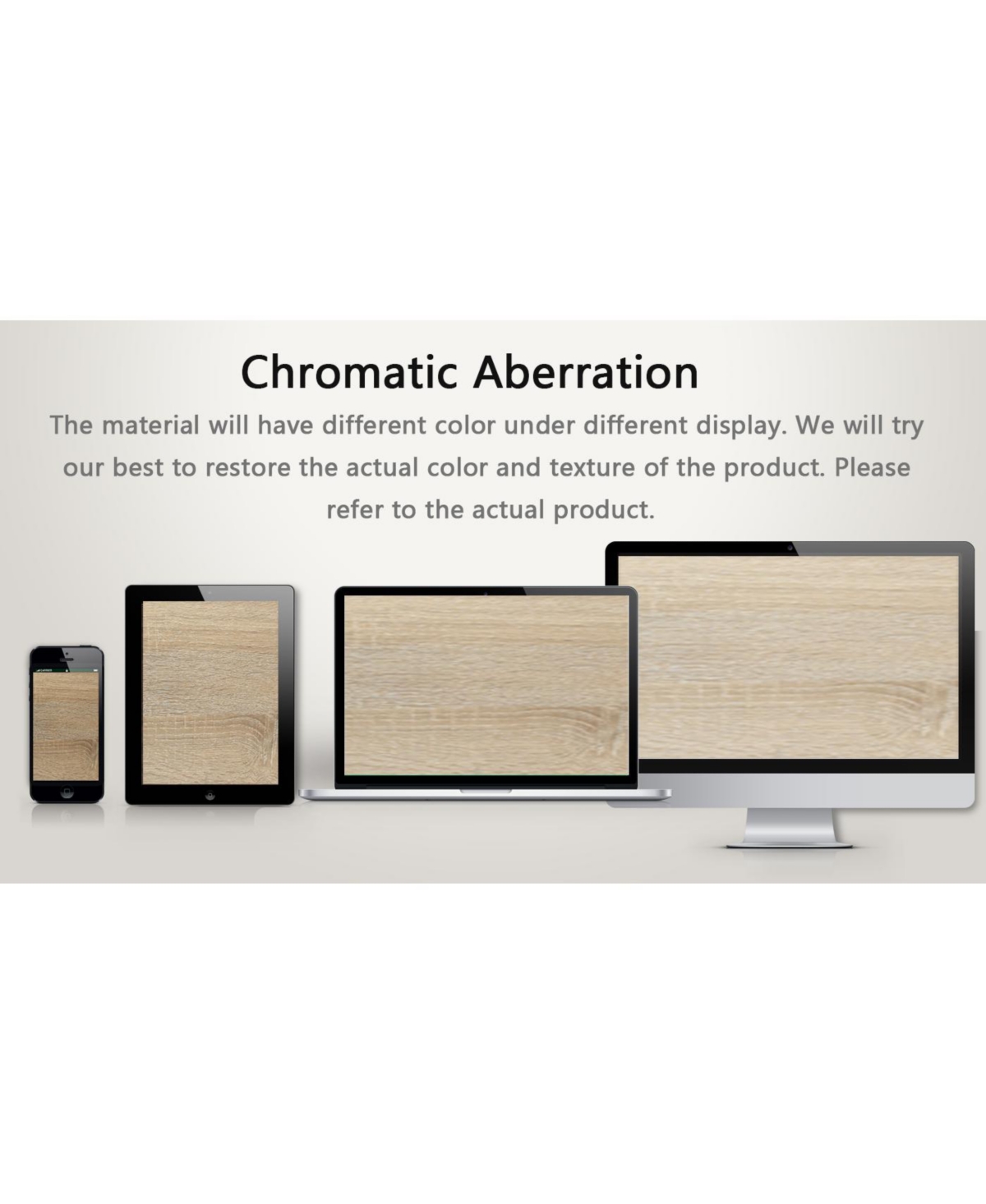 Simplie Fun 24" Wood Grain Vanity w/ Ceramic Sink & Soft-Close Drawers